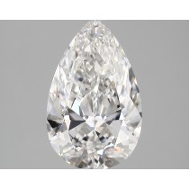 Lab Created 2.64 Carat D-VS1 Pear Shaped Diamond Lab Created 2.64 Carat D-VS1 Pear Shaped Diamond