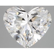 Lab Created 4.03 Carat E-VVS2 Heart Shaped Diamond Lab Created 4.03 Carat E-VVS2 Heart Shaped Diamond