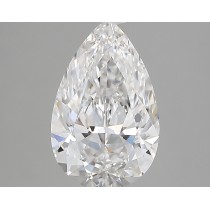 Lab Created 1.79 Carat E-VS2 Pear Shaped Diamond
