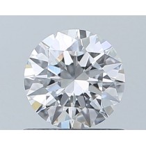 0.62 Carat D-IF Round Natural Diamond