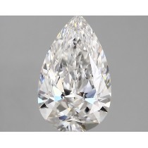 Lab Created 2.43 Carat D-VS1 Pear Shaped Diamond