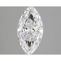 Lab Created 1.66 Carat D-VVS2 Marquise Cut Diamond