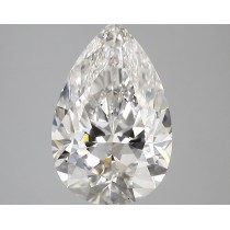 Lab Created 4.33 Carat F-VS1 Pear Shaped Diamond