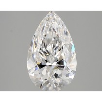 Lab Created 2.25 Carat D-VVS2 Pear Shaped Diamond Lab Created 2.25 Carat D-VVS2 Pear Shaped Diamond