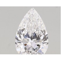 Lab Created 1.00 Carat D-VS1 Pear Shaped Diamond Lab Created 1.00 Carat D-VS1 Pear Shaped Diamond