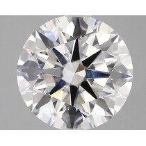 Lab Created 2.36 Carat D-VS1 Round Diamond