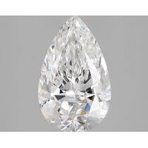 Lab Created 2.37 Carat D-VS1 Pear Shaped Diamond Lab Created 2.37 Carat D-VS1 Pear Shaped Diamond