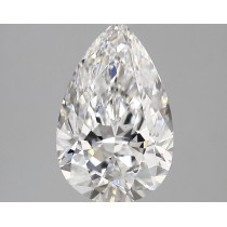 Lab Created 2.93 Carat E-VS1 Pear Shaped Diamond