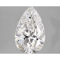 Lab Created 3.14 Carat D-VVS2 Pear Shaped Diamond Lab Created 3.14 Carat D-VVS2 Pear Shaped Diamond