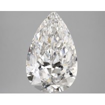 Lab Created 4.41 Carat E-VS1 Pear Shaped Diamond