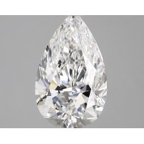 Lab Created 2.11 Carat D-VS1 Pear Shaped Diamond Lab Created 2.11 Carat D-VS1 Pear Shaped Diamond