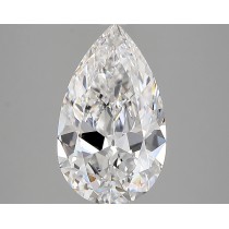 Lab Created 2.85 Carat D-VS1 Pear Shaped Diamond