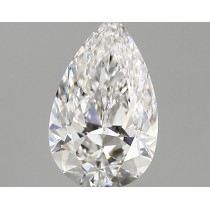 Lab Created 1.21 Carat D-VS1 Pear Shaped Diamond