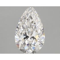 Lab Created 1.23 Carat D-VS1 Pear Shaped Diamond