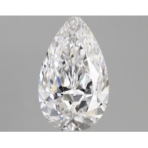 Lab Created 1.43 Carat D-VS1 Pear Shaped Diamond