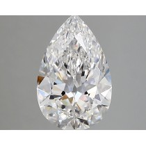 Lab Created 2.12 Carat D-VS1 Pear Shaped Diamond