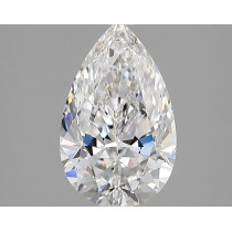 Lab Created 1.71 Carat D-VS1 Pear Shaped Diamond Lab Created 1.71 Carat D-VS1 Pear Shaped Diamond