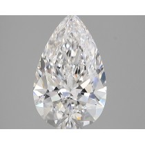 Lab Created 2.66 Carat D-VS1 Pear Shaped Diamond