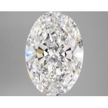 Lab Created 5.32 Carat E-VVS2 Oval Diamond Lab Created 5.32 Carat E-VVS2 Oval Diamond