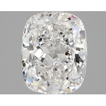 Lab Created 2.02 Carat E-VS1 Cushion Cut Diamond