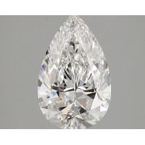 Lab Created 2.11 Carat D-VS1 Pear Shaped Diamond Lab Created 2.11 Carat D-VS1 Pear Shaped Diamond