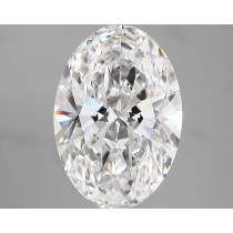 Lab Created 3.73 Carat D-VS2 Oval Diamond Lab Created 3.73 Carat D-VS2 Oval Diamond