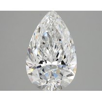 Lab Created 2.47 Carat D-VS1 Pear Shaped Diamond Lab Created 2.47 Carat D-VS1 Pear Shaped Diamond