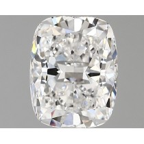 Lab Created 2.19 Carat E-VVS1 Cushion Cut Diamond