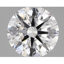 Lab Created 1.28 Carat D-SI1 Round Diamond