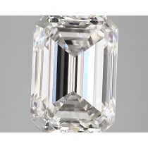 Lab Created 5.35 Carat F-VS1 Emerald Cut Diamond Lab Created 5.35 Carat F-VS1 Emerald Cut Diamond
