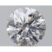 2.53 Carat F-SI2 Round Natural Diamond 2.53 Carat F-SI2 Round Natural Diamond