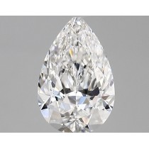 Lab Created 1.28 Carat D-VS1 Pear Shaped Diamond