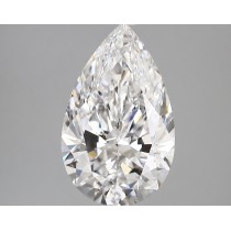 Lab Created 3.62 Carat D-VS1 Pear Shaped Diamond Lab Created 3.62 Carat D-VS1 Pear Shaped Diamond