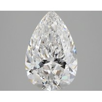 Lab Created 2.29 Carat D-VVS2 Pear Shaped Diamond
