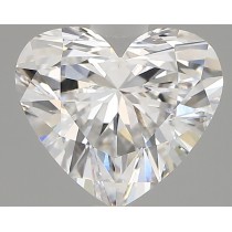 Lab Created 1.62 Carat D-VVS2 Heart Shaped Diamond