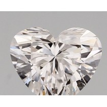 Lab Created 1.43 Carat D-VS1 Heart Shaped Diamond
