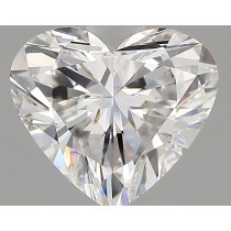 Lab Created 1.42 Carat E-VS1 Heart Shaped Diamond