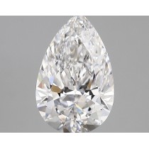 Lab Created 1.61 Carat D-VS1 Pear Shaped Diamond Lab Created 1.61 Carat D-VS1 Pear Shaped Diamond