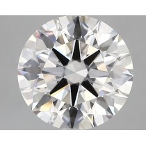 Lab Created 3.37 Carat E-VVS2 Round Diamond