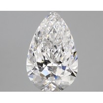 Lab Created 1.59 Carat D-VS1 Pear Shaped Diamond
