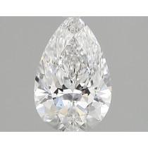Lab Created 1.38 Carat D-VS1 Pear Shaped Diamond