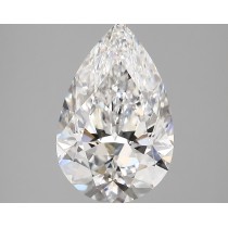 Lab Created 3.59 Carat E-VS1 Pear Shaped Diamond Lab Created 3.59 Carat E-VS1 Pear Shaped Diamond