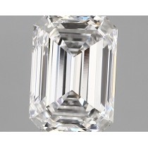 Lab Created 1.65 Carat E-VS1 Emerald Cut Diamond