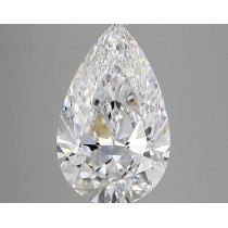 Lab Created 3.33 Carat D-VS1 Pear Shaped Diamond Lab Created 3.33 Carat D-VS1 Pear Shaped Diamond