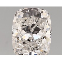 Lab Created 1.41 Carat D-VVS2 Cushion Cut Diamond
