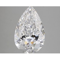 Lab Created 2.68 Carat D-VS1 Pear Shaped Diamond Lab Created 2.68 Carat D-VS1 Pear Shaped Diamond