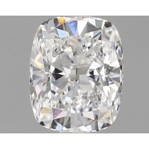Lab Created 2.83 Carat E-VVS2 Cushion Cut Diamond