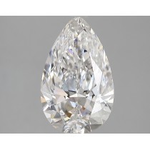 Lab Created 2.86 Carat E-VS1 Pear Shaped Diamond