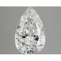 Lab Created 2.15 Carat D-VS1 Pear Shaped Diamond Lab Created 2.15 Carat D-VS1 Pear Shaped Diamond