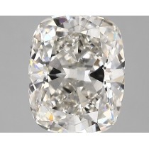 Lab Created 2.77 Carat G-VS2 Cushion Cut Diamond Lab Created 2.77 Carat G-VS2 Cushion Cut Diamond